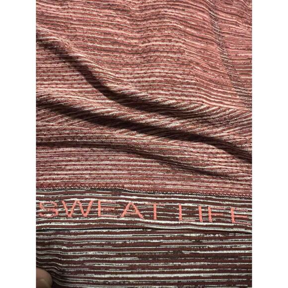 Lululemon Pink Tank Top Women Size 6 Sweat Life Halter Workout - Picture 4 of 5